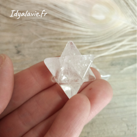 Merkaba cristal de roche
