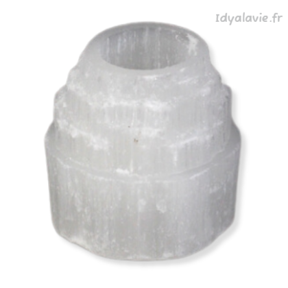 Photophore Divine cascade en sélénite