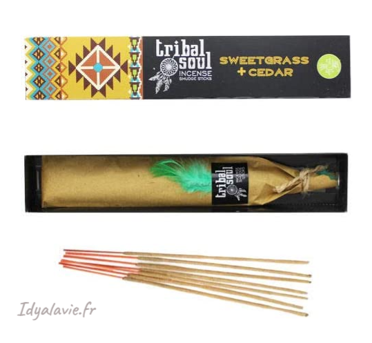 Encens Tribal Soul Cèdre et Foin d'odeur