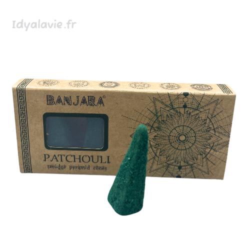 Encens cônes pyramide Patchouli Banjara