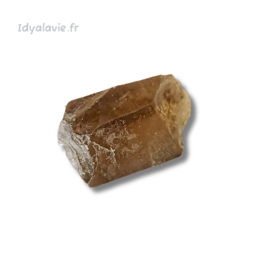 Citrine naturelle fragment brut ambrée