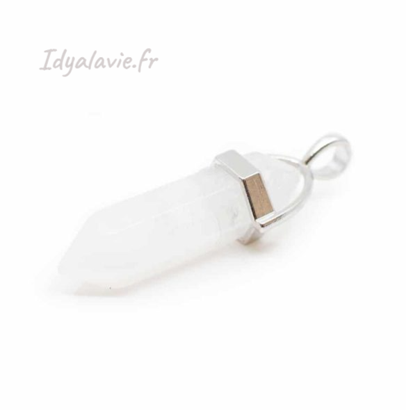 Pendentif Pointe de Cristal de Roche