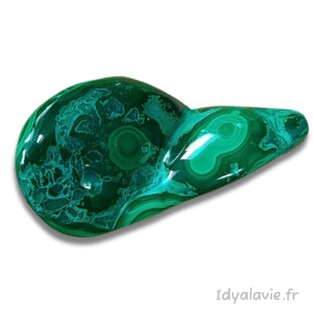 Malachite chrysocolle forme libre 1