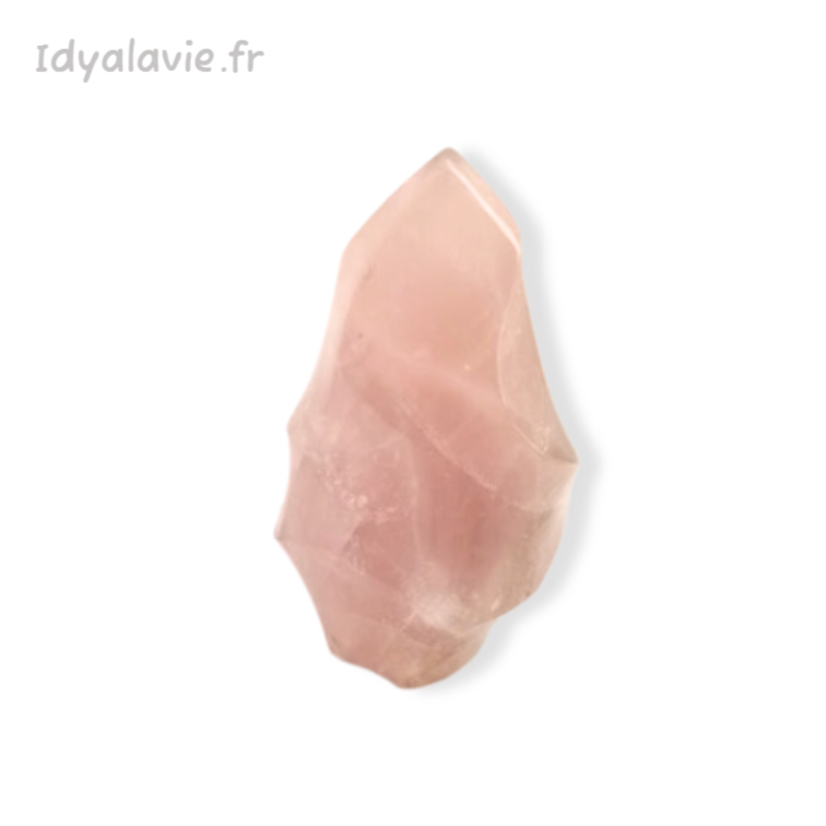 Quartz Rose flamme 550g