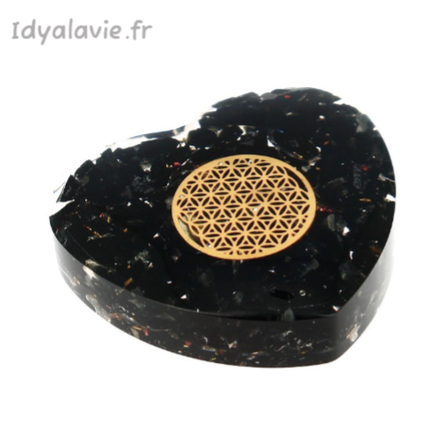 Orgonite cœur Shungite 5cm