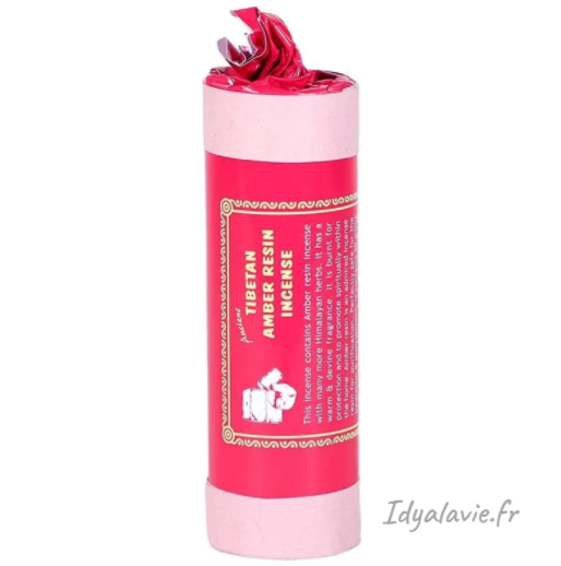 Encens Tibétain dhoop traditionnel Ambre