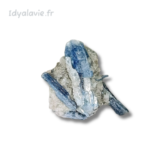 Cyanite (Kyanite ou Dysthène) bleue mâcle de cristaux