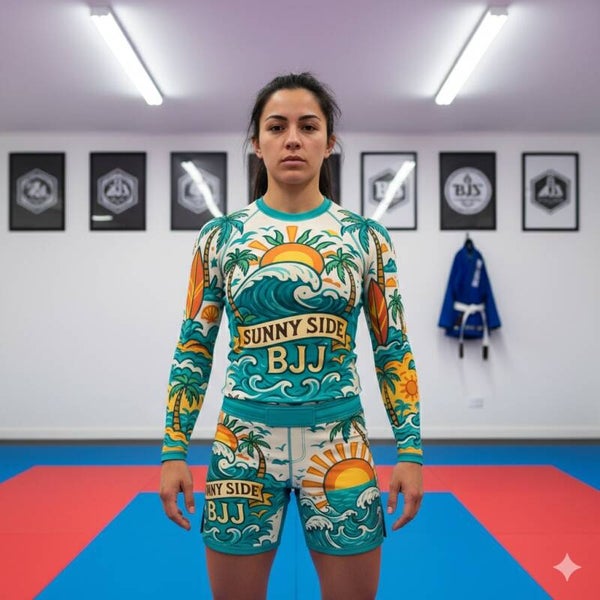 White Sunny Side Surf and Flow Set