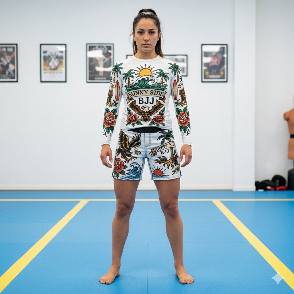 White American Traditional Surf Style Set