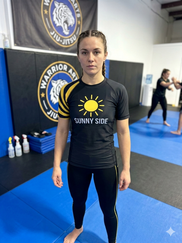 Mata León x SunnySide Jiu‑Jitsu Rashguard