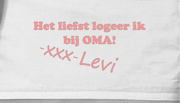 Lakentje l Logeren bij oma