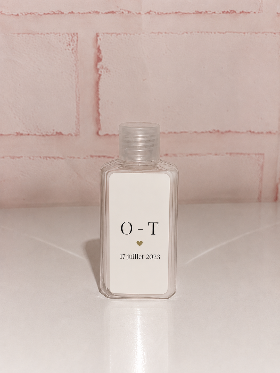 Flacon de gel hydroalcoolique