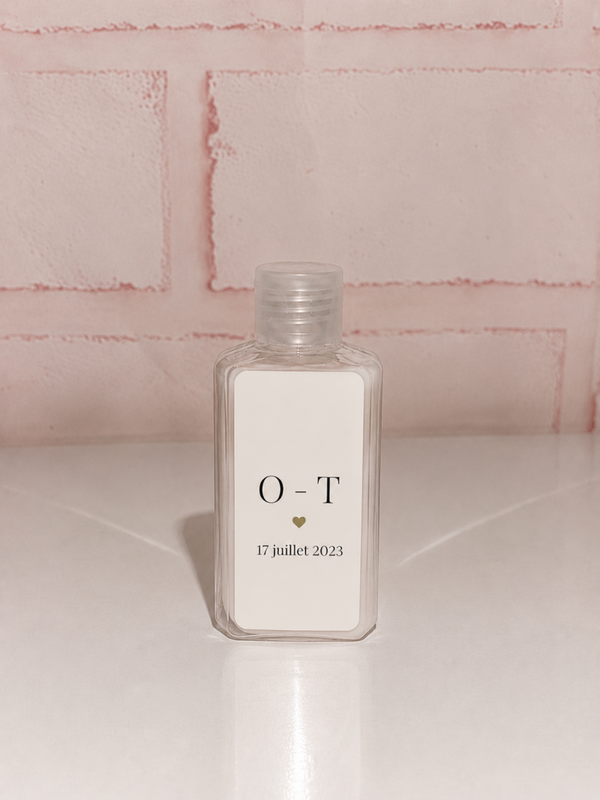 Flacon de gel hydroalcoolique