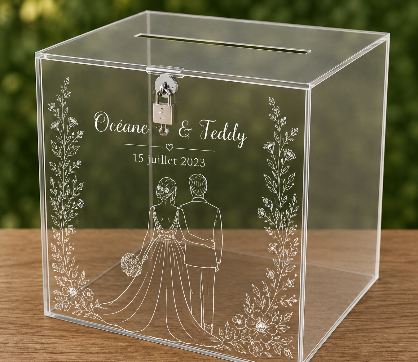Boîte en plexi
