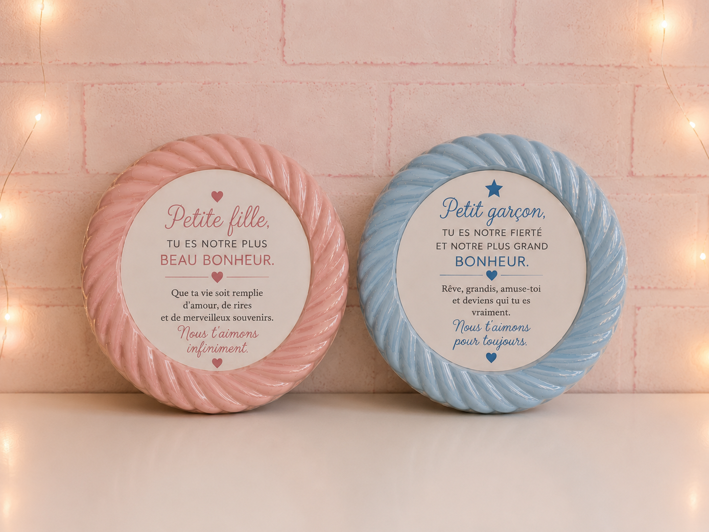 Mini Cadre rond 12.4x12.4x1.3cm