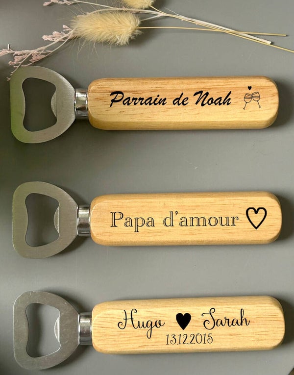 Ouvre bouteille bois