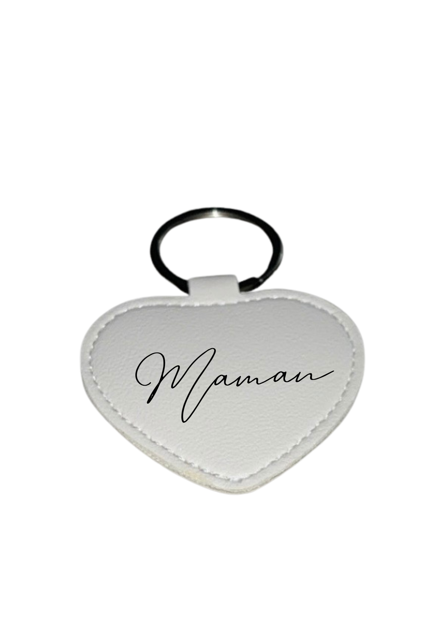 Porte-clefs Cuir cœur