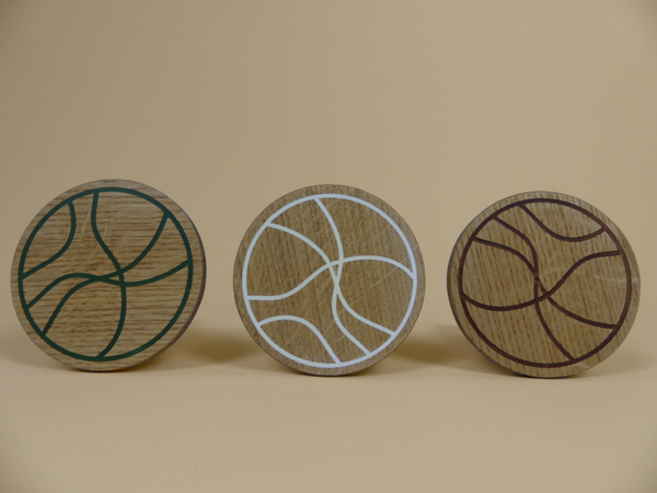 Onderzetter gebogen lijnen