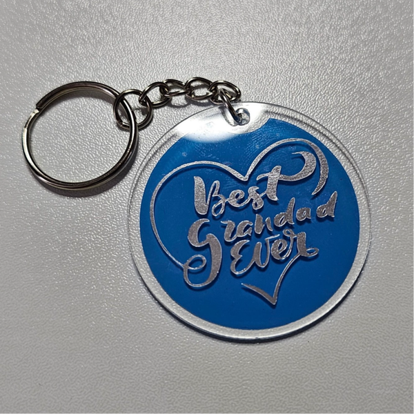 Best Grandad Ever Keyring