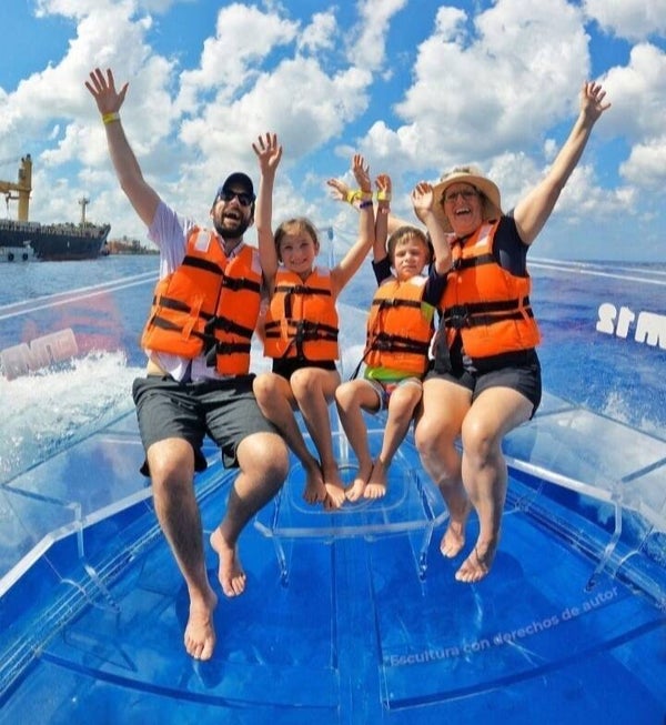 BARCO TRANSPARENTE COZUMEL