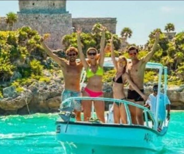 ESNORQUEL AL PIE DE LAS PIRÁMIDES DE LA ZONA ARQUEOLOGICA DE TULUM