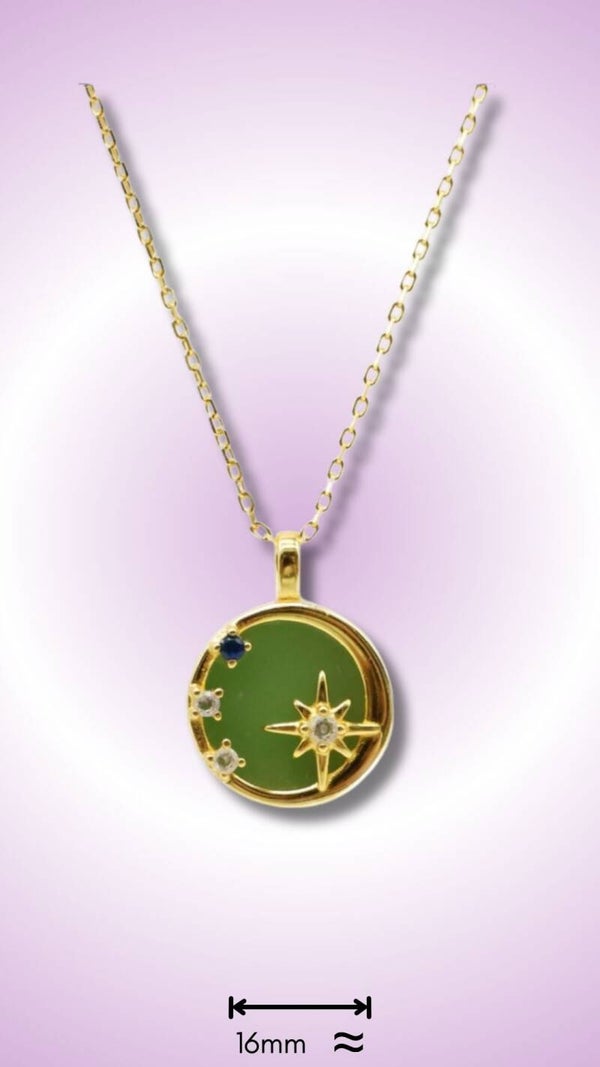 Collier Jade Vert
