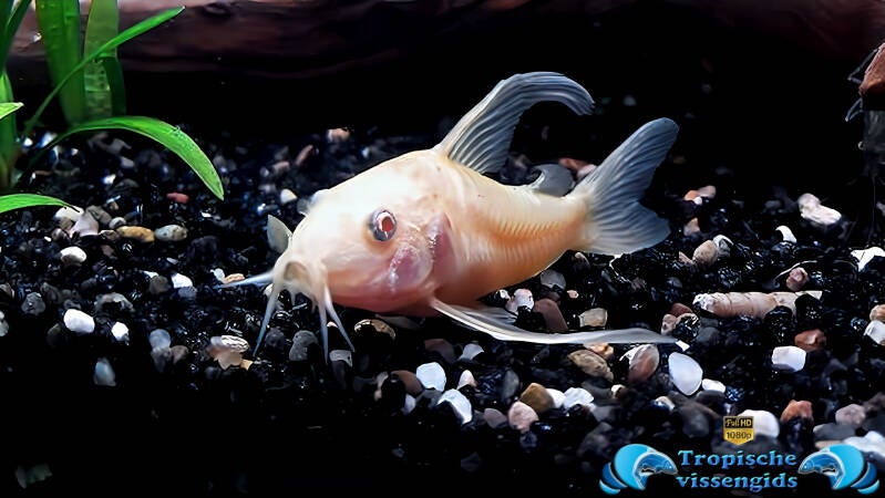 Osteogaster aeneus albino longfin