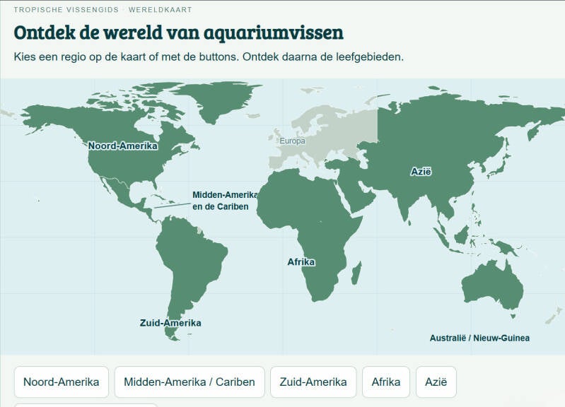 Interactieve wereldkaart