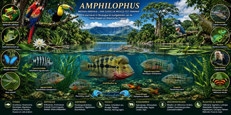 Leefgebied Amphilophus geslacht.