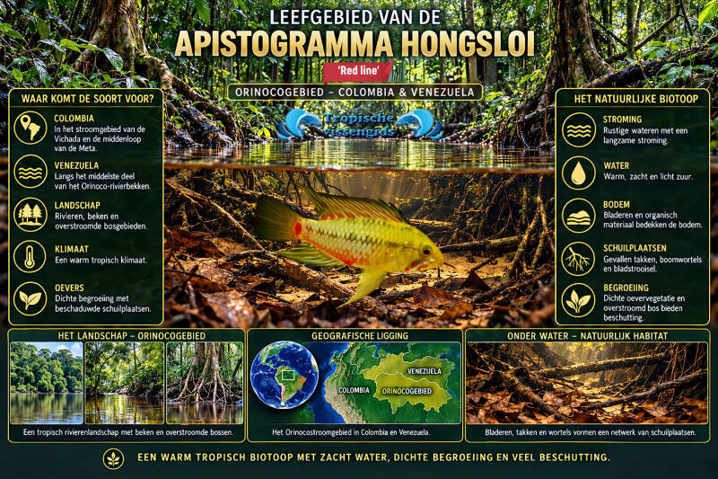 Apistogramma hongsloi 'red line'