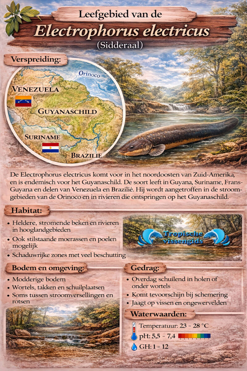 Leefomgeving van de Electrophorus electricus.