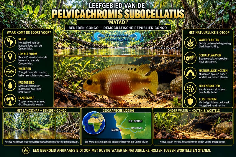 Pelvicachromis subocellatus "Matadi"