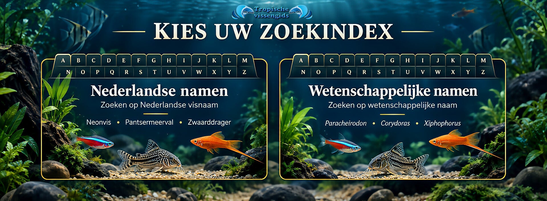 Kies Nederlandse of wetenschappelijke namen