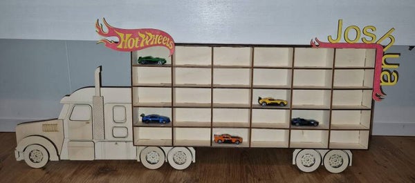 Autoregal für Kinder – Spielzeugautogarage zur Aufbewahrung von Spielzeugautos