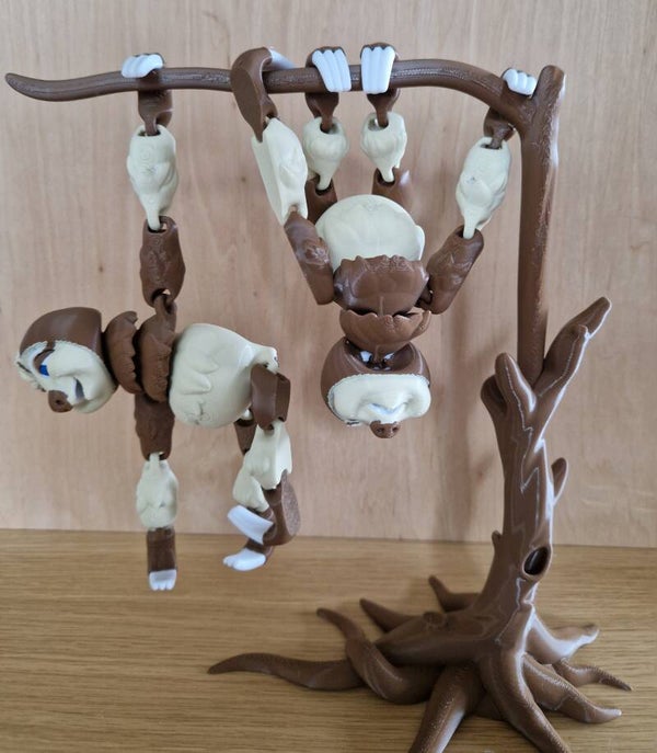 Flexi-Faultier – 3D-gedruckt für grenzenlosen Spielspaß!