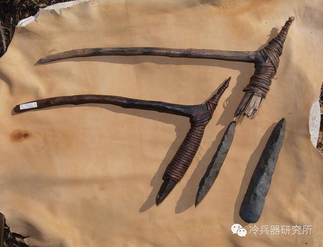 Stenen schoffel, van pekingmens, China