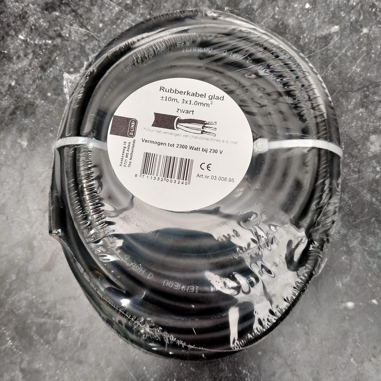 Kabel 10mtr x 3x 1mm²