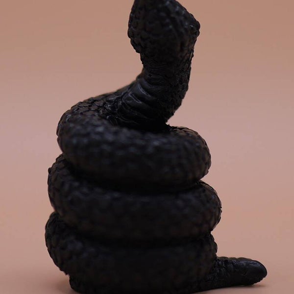 Black Steel Serpentine Incense Stick Holder