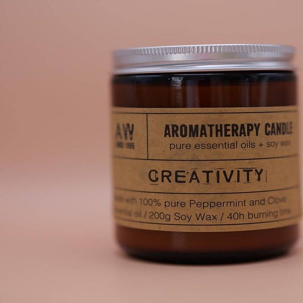 Soy Aromatherapy Candle - Creativity