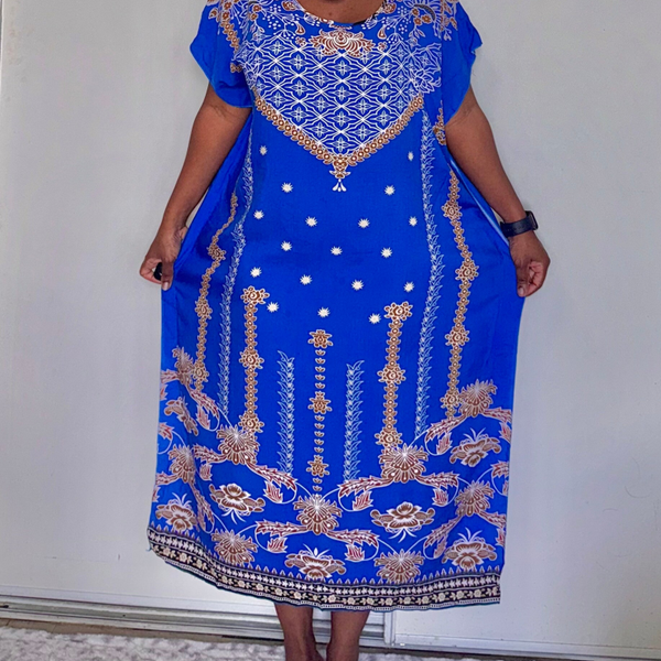 African Loose Lightweight Dress – Comfort Meets Culture