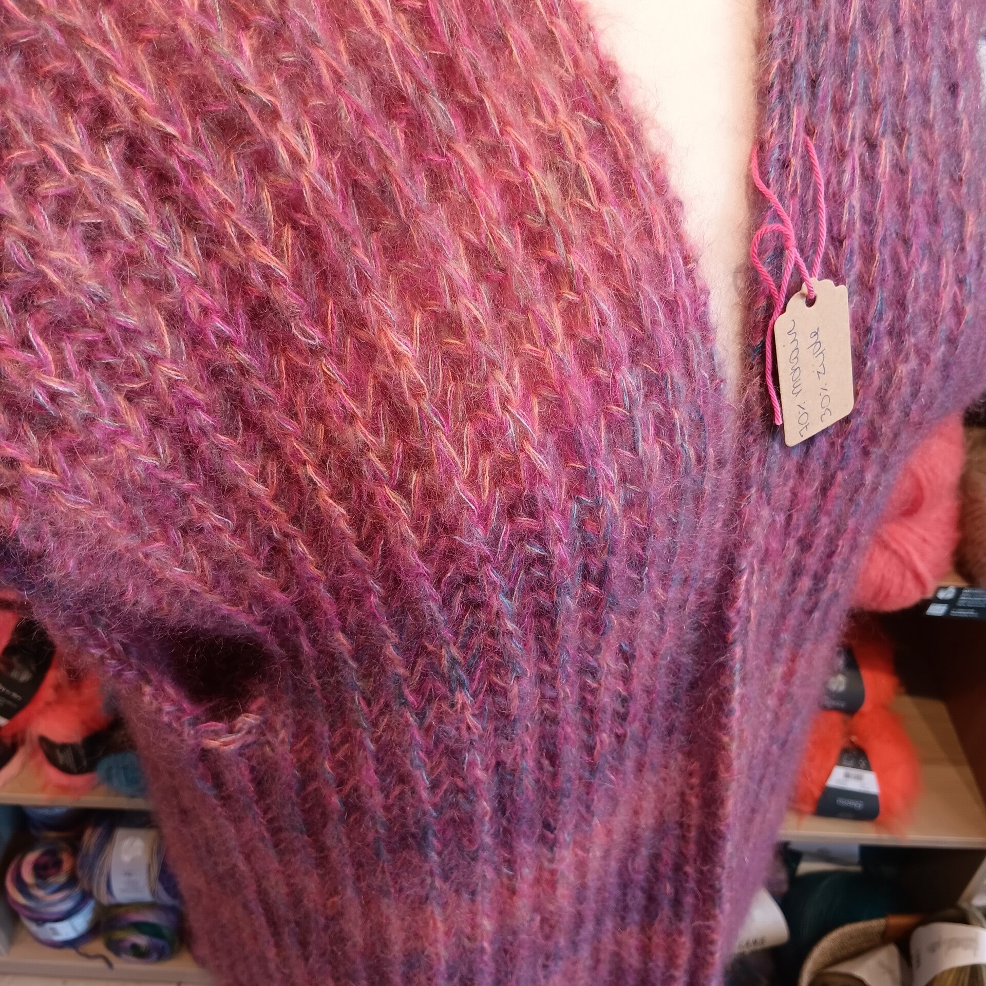 Mohair/Zijde Debardeur gilet OneSize