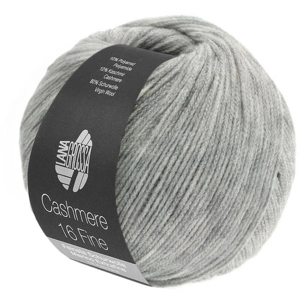 Cashmere 16 Fine kl. 15, ZilverGrijs