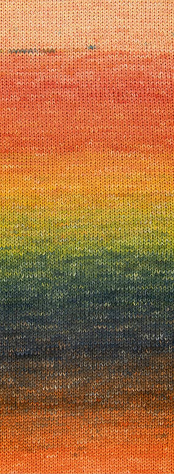 Abrikoos/zalmoranje/oranje/geel/donker/zwartgroen/nootbruin ( Cotonella ) 006