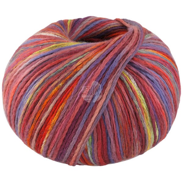 Donkerrood/blauw/geel/oranje ( Cotonella Multi ) 101