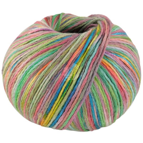 Groen/roze/geel/petrol ( Cotonella Multi ) 105