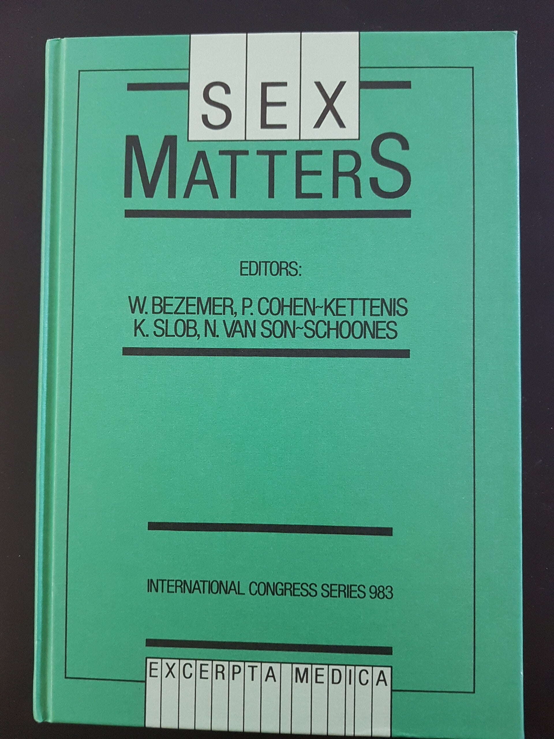 Sex Matters - W. Bezemer, P. Cohen-Kettenis, K. Slob, N. van Son-Schoones