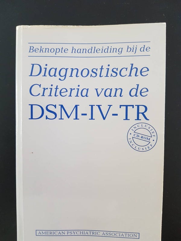 DSM-IV-TR, gratis bij uw bestelling