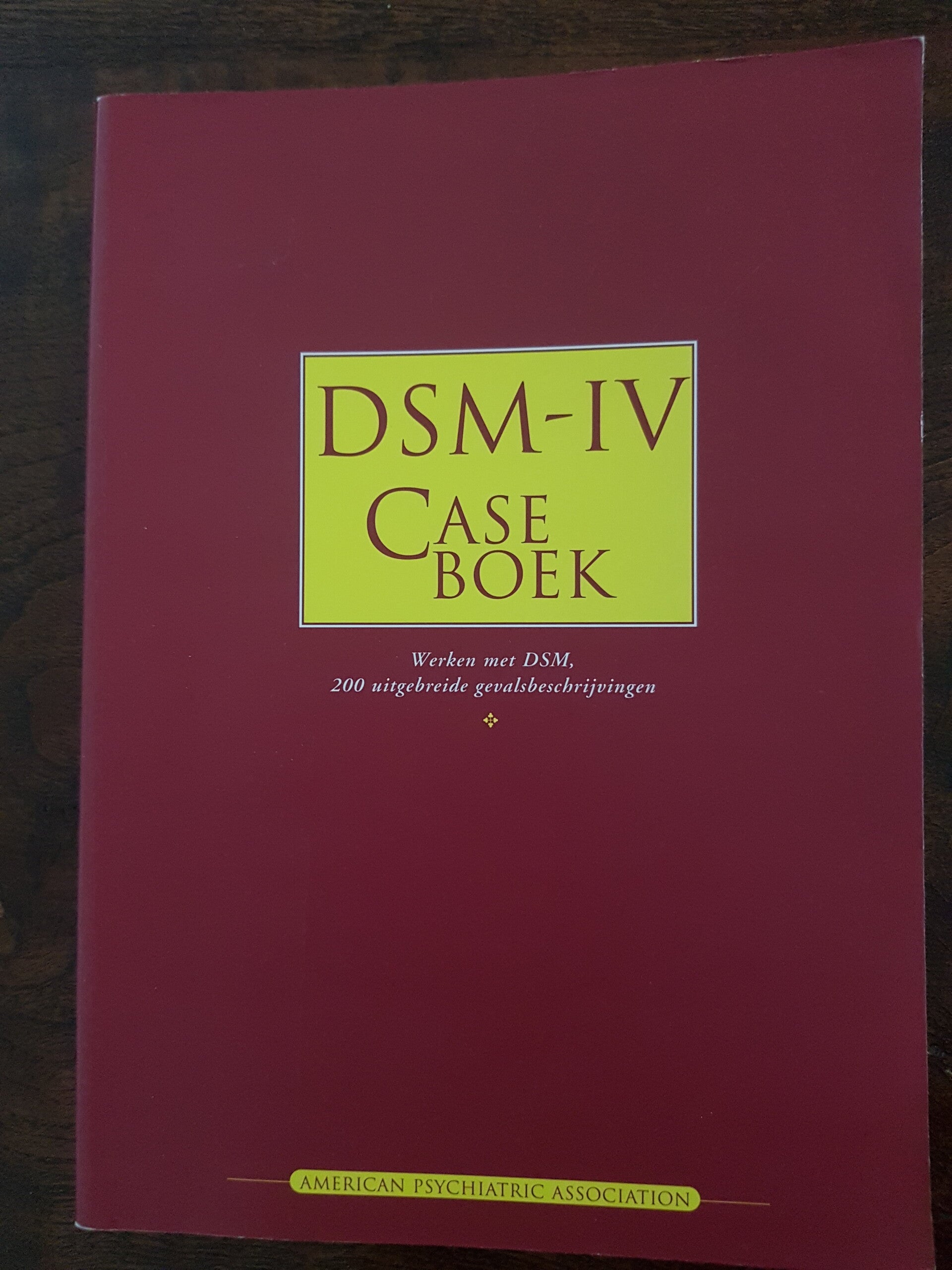 DSM-IV casebook