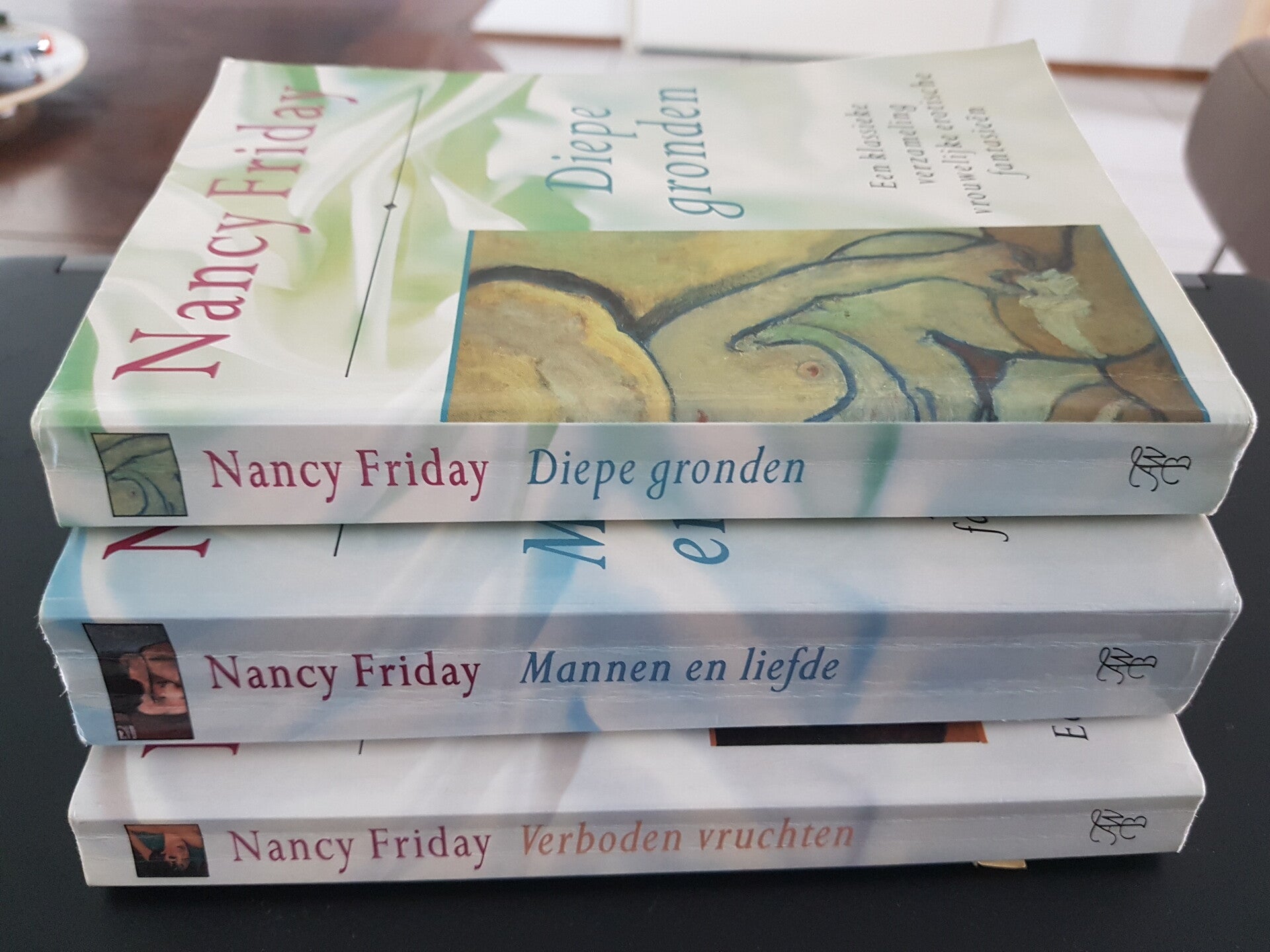 3 boeken Nancy Friday Erotische Vrouwen- en Mannenfantasieën