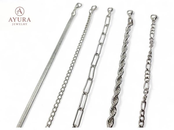 Sterling zilveren armbanden - set van 5